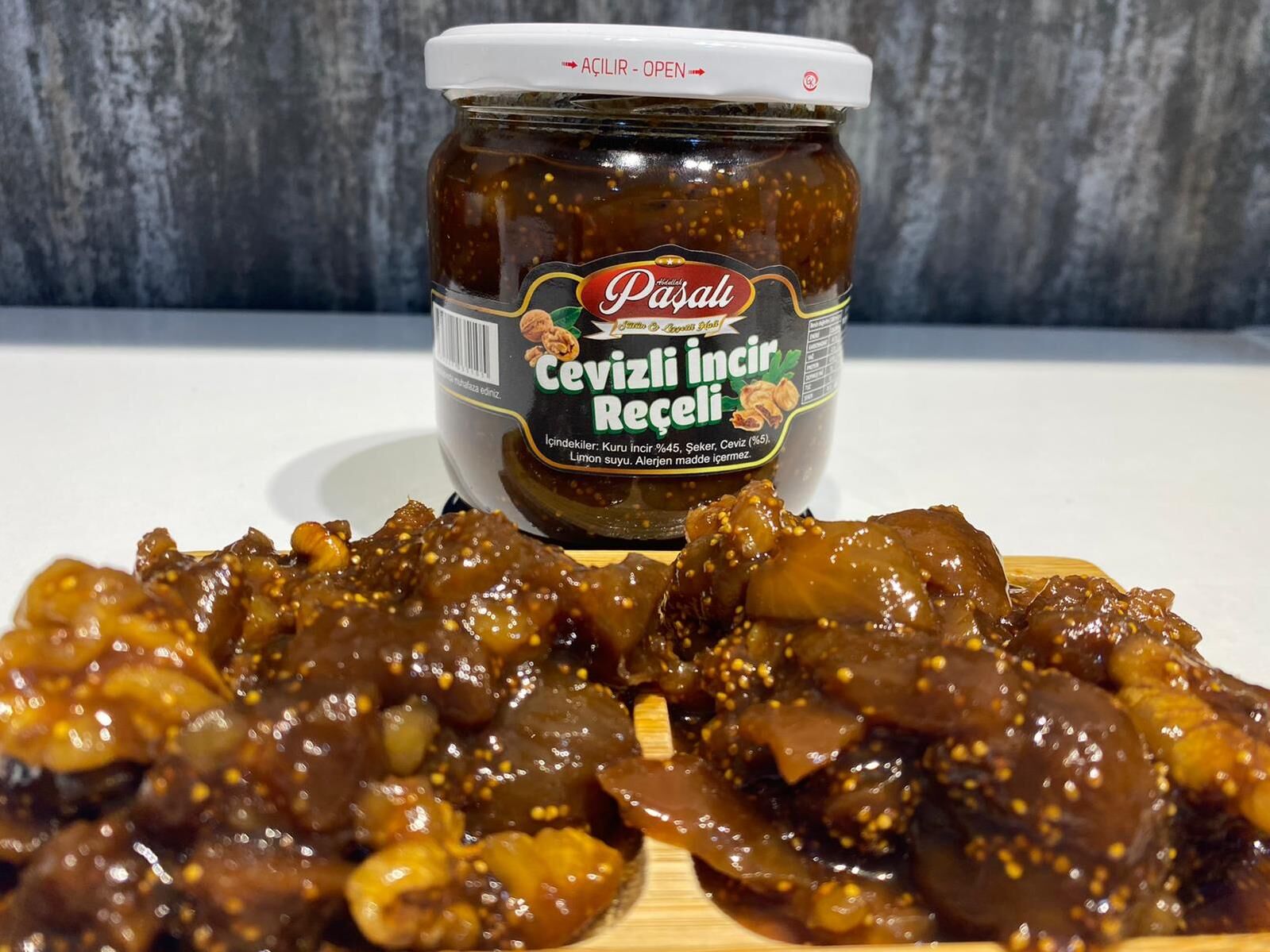 CEVİZLİ KURU İNCİR REÇELi 360 GR