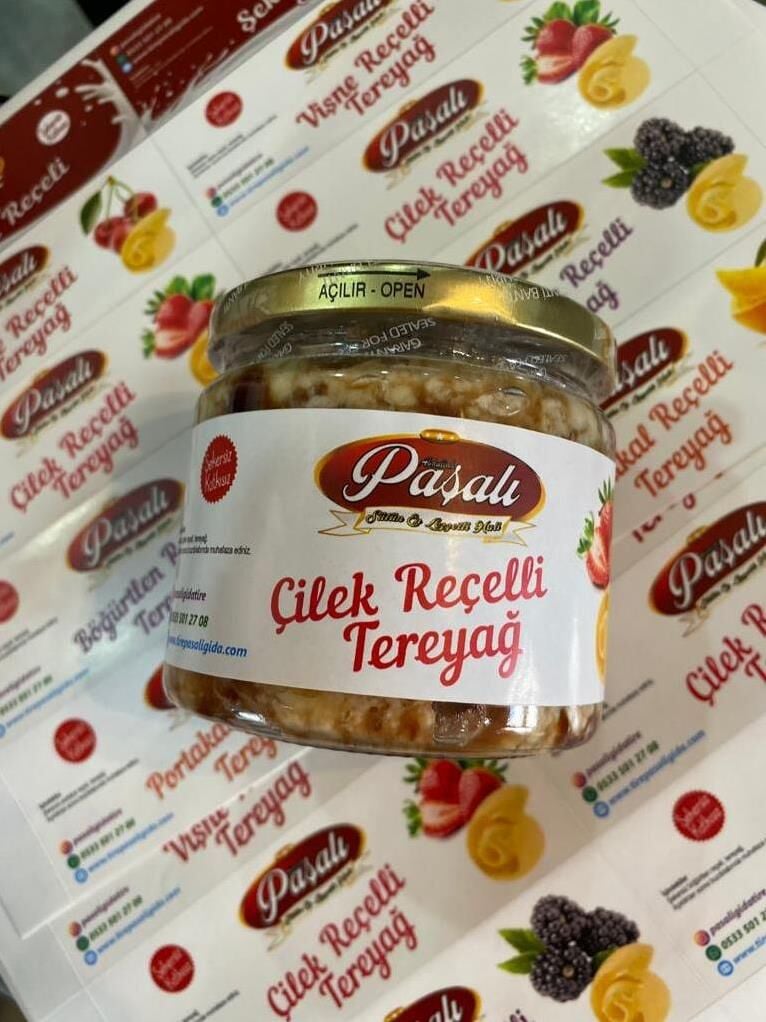 ÇİLEK REÇELLİ TEREYAĞ 250 GR ŞEKERSİZ