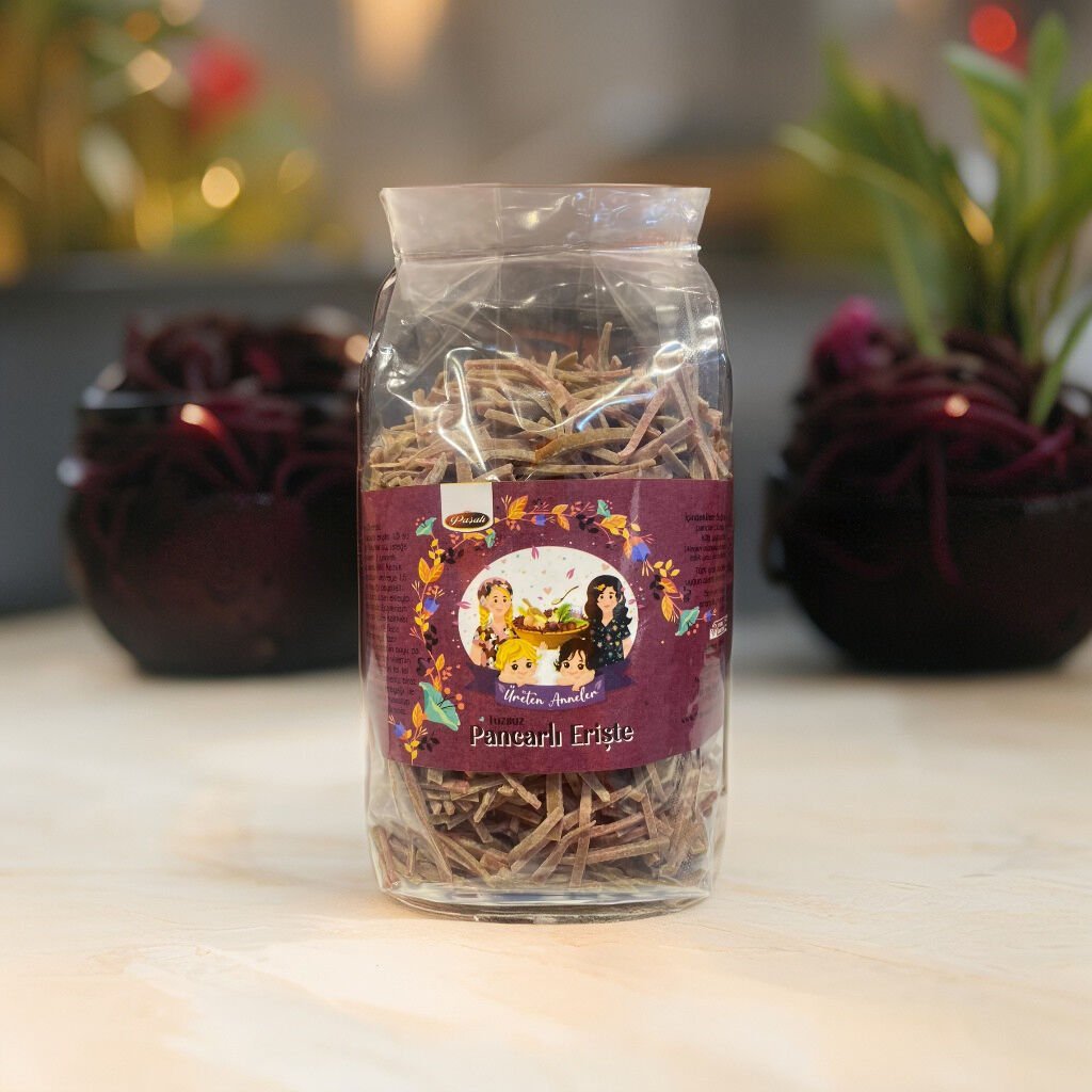 PANCAR PÜRELİ ERİŞTE TUZSUZ -YUMURTALI 500 GR