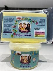 TEREYAĞ 250 GR  TUZSUZ + KAŞAR PEYNİRİ  AZ TUZLU 500 GR +9 AY