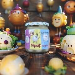 TOPÇİK PEYNİRİ AZ TUZLU  250 GR