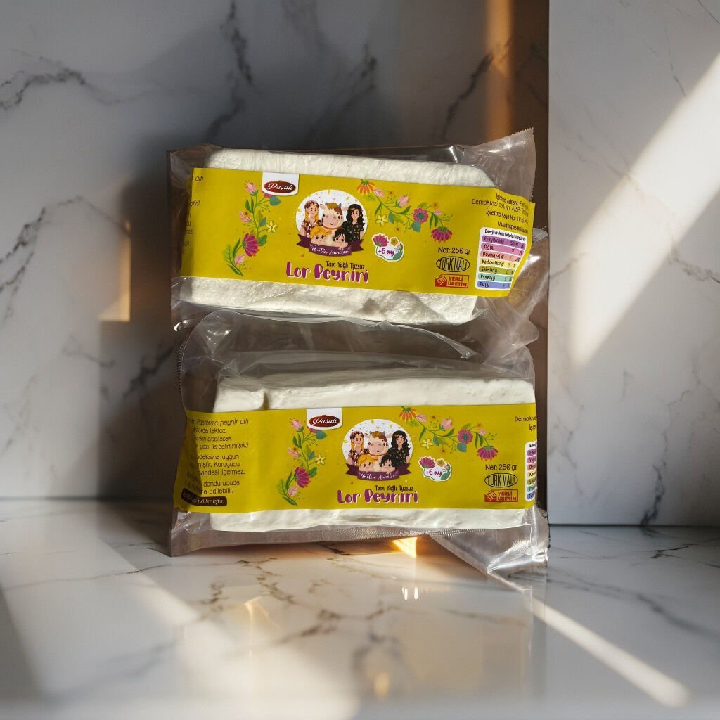 TUZSUZ VAKUMLU LOR PEYNİRİ 2 X 250 GR
