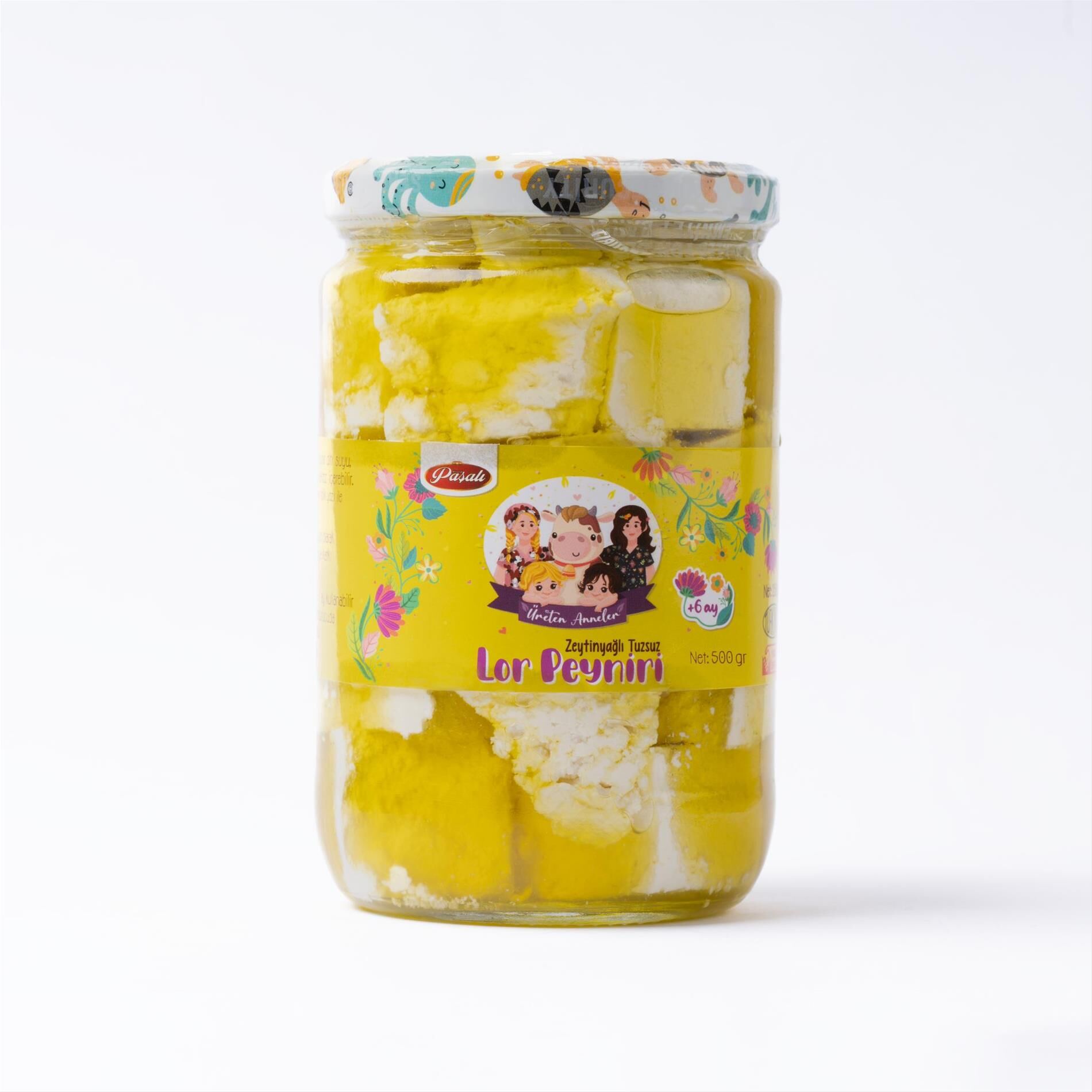 TUZSUZ ZEYTİNYAĞLI LOR PEYNİRİ 500 GR +6 AY