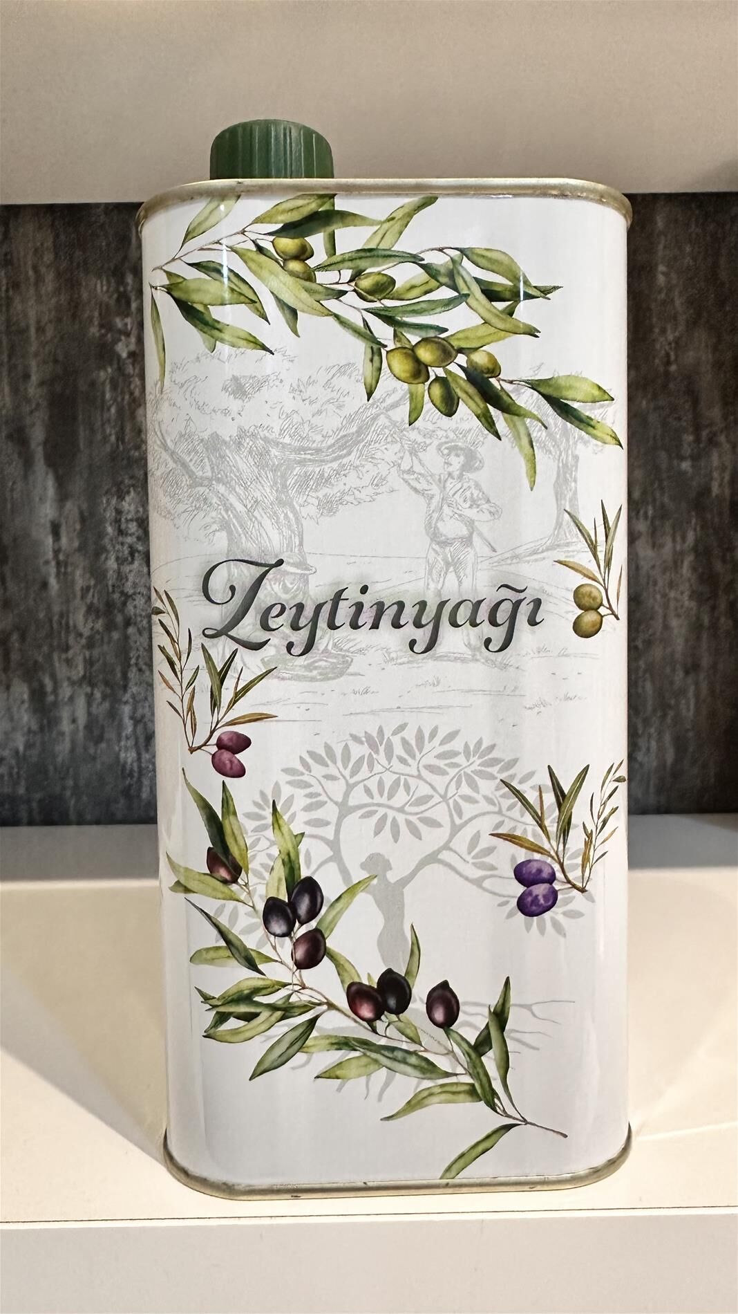 ZEYTİNYAĞI SOĞUK SIKIM- SIZMA NATUREL  1 LT (+6 AY)